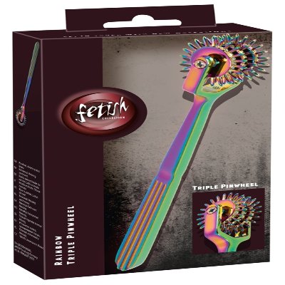 Колесо Вартенберга - Fetish Collection Rainbow Triple Pinwheel