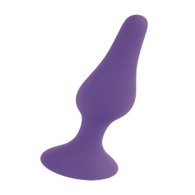 Анальна пробка - Silicone Purple Plug L