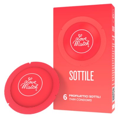 Презервативи - Sottile (Thin), 6 шт.