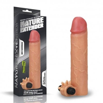 Вібронасадка на член - Revolutionary Silicone Nature Extender Add 2" Flesh
