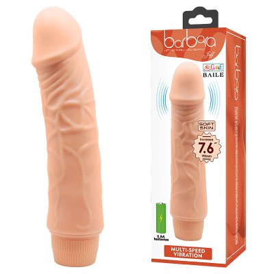 Вібратор - Barbara Jeff Vibrator 7,6" Flesh