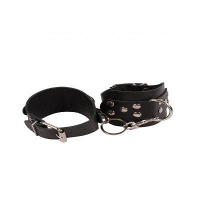 Наручники Leather Hand Cuffs Black