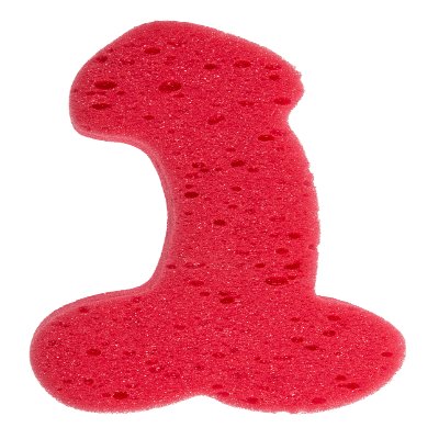 Губка для ванни Sponge Willy Red, 19 см