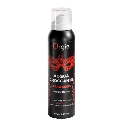 Хрусткий мус для масажу - Orgie Acqua Croccante Strawberry, 150 мл