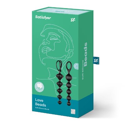 Анальний стимулятор - Satisfyer Beads Black