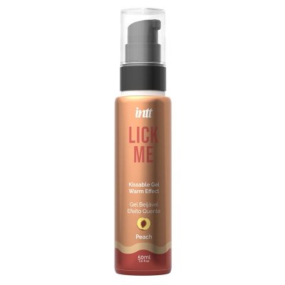 Лубрикант - Intt Lick Me Peach Kissable Gel With Warm Effect, 50 мл