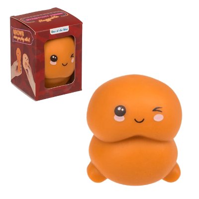 Антистрес Stretchy Penis Huggable Orange, 7 см