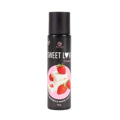 Гель для прелюдій - Secret Play Sweet Love Strawberry & White Chocolate, 55 мл