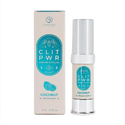 Бальзам для клітора з вібрацією - Secret Play Clit Pwr Coconut, 15 мл