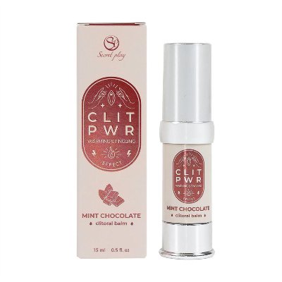 Бальзам для клітора з вібрацією - Secret Play Clit Pwr Mint Chocolate, 15 мл (05.2026)