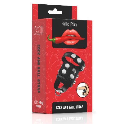 Бондаж - Erospace Wild Play Cock And Ball Strap C20
