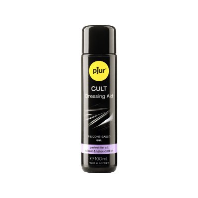Змазка для латексу та гуми pjur Cult Dressing Aid 100 мл, для полегшення надягання фетиш-вбрання