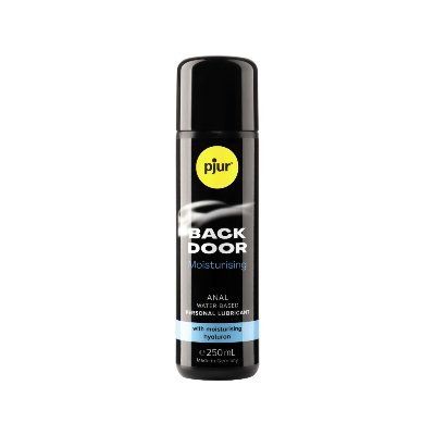 Анальна змазка pjur BACK DOOR Moisturising 250 мл, на водній основі, з гіалуроном, ефект силікону