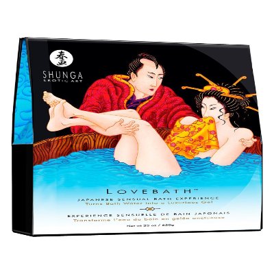 Гель для ванни Shunga LOVEBATH – Ocean temptations 575 г, робить воду ароматним желе зі SPA-ефектом