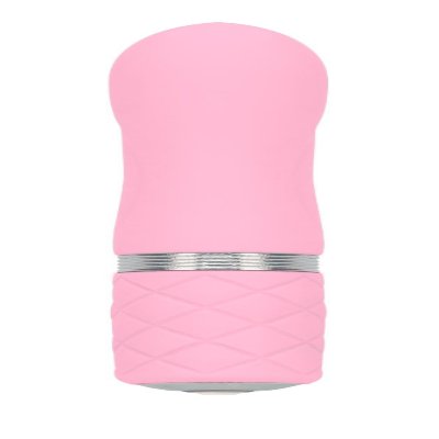Розкішний вібратор PILLOW TALK - Flirty Pink з кристалом Swarovski, гнучка головка