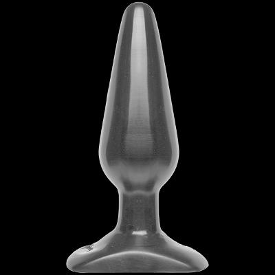 Анальна пробка Doc Johnson Smooth Classic Medium - Black, макс. діаметр 3,8 см