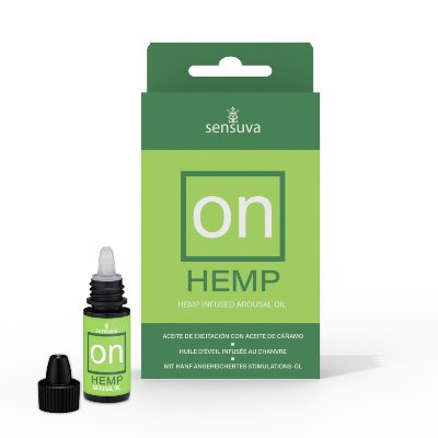 Збуджувальні краплі для клітора Sensuva – ON for Her Hemp Infused Arousal Oil (5 мл) з олією конопель