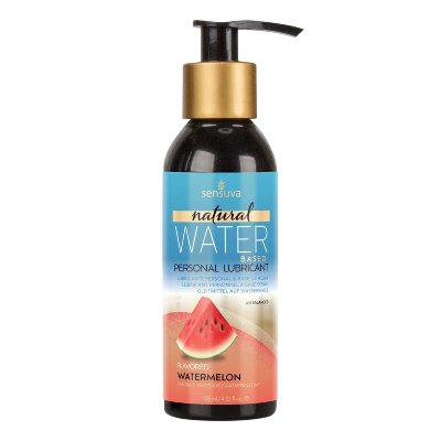 Змазка на водній основі Sensuva Natural Water-Based Watermelon (125мл) без гліцерину та парабенів