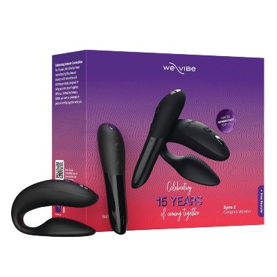Подарунковий набір We-Vibe 15 Year Anniversary Collection, смарт-вібратор для пар + віброкуля