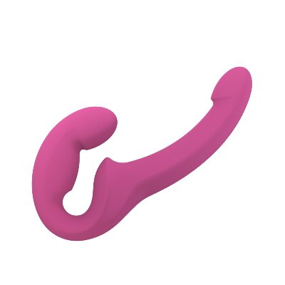 Безремінний страпон Fun Factory SHARE LITE blackberry, регульований, полегшена модель