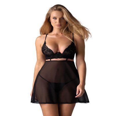 Бебі-дол Obsessive Nutris babydoll & thong M/L