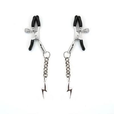 Затискачі для сосків Liebe Seele Lightning Nipple Clamps Silver