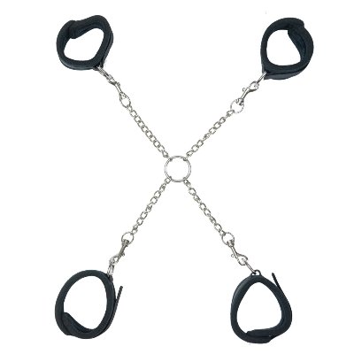 Хрестовина Punishment - Hog-Tie - Black