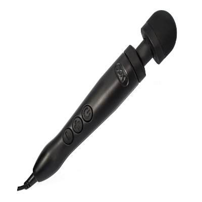 Вібромасажер DOXY Die Cast 3 Matt Black, дуже потужний, живлення 220В, металевий корпус