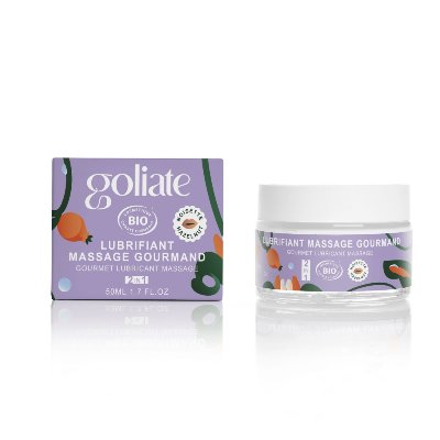Масажна олія-лубрикант з ароматом та смаком фундука Goliate Couple Gourmand Noisette 50 мл