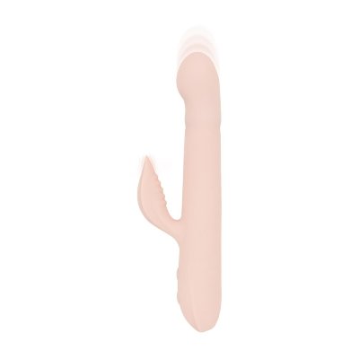Вібратор-кролик Good Vibes Only - SHAI Thrusting Vibrator Soft Silicone - Pink