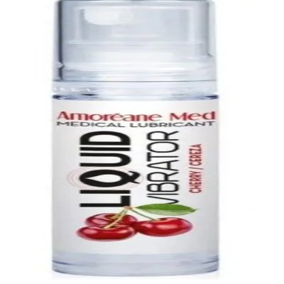 Стимулирующий лубрикант от Amoreane Med: Liquid vibrator - Cherry ( жидкий вибратор ), 10 ml