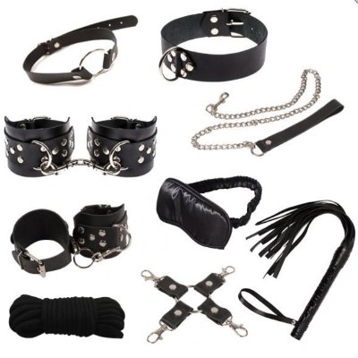 Набор Exxtreme Sex BDSM Leather Set Max, Black