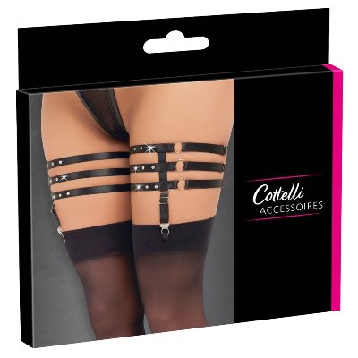 Сексуальные подвязки для ног с заклепками Suspender Garters