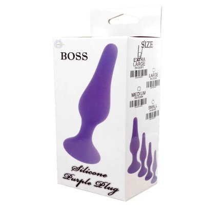Анальный плаг Silicone Plug Purple - Small