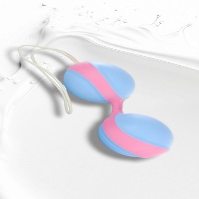 Вагинальные шарики Amor Gym Balls blue-pink