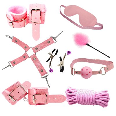 БДСМ набор «Loving submission», цвет розовый