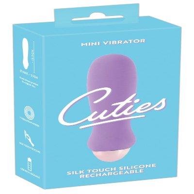 Фиолетовый мини-вибратор Cuties Mini Vibrator с 7 различными вибрационными режимами