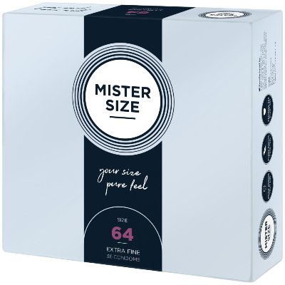 Презервативы Mister Size 64 mm (по 1шт)