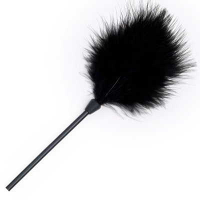 Метелочка для БДСМ-игр  Black Fondness цвет черный