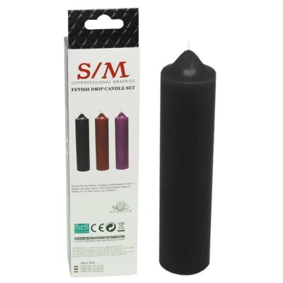 БДСМ свеча для секс игр "Fetish drip", цвет чёрный