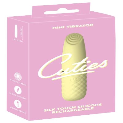 Мини-вибратор Cuties с 10 режимами вибрации