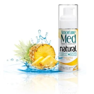 Гель-любрикант AM. Pineapple Water Based Lubricant с фитопланктоном, 50 мл