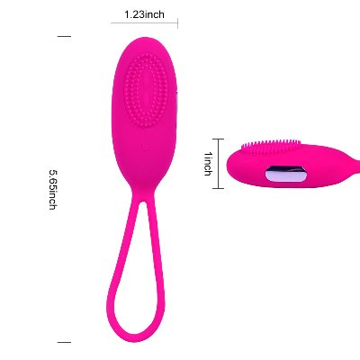 Вибромассажёр Cara vibrating bullet 10 режимов вибрации цвет розовый