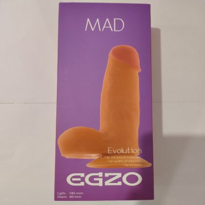 Фаллоимитатор EGZO Ciberskin DS004 ( 18,5 см х 4 см )