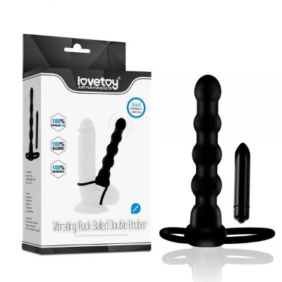 Анальное двойное удовольствие с вибрацией Double Prober Vibrating