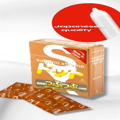 Презервативы Sagami Xtreme Dots Type Feel Up (3шт)