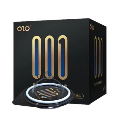 Сверхтонкие презервативы OLO 001 полиуретановые (не содержащие латекс), упаковка 3 шт