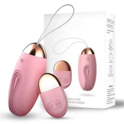 Виброяйцо вагинальное с пультом ДУ "Little Whale", розовый 10 режимов вибрации