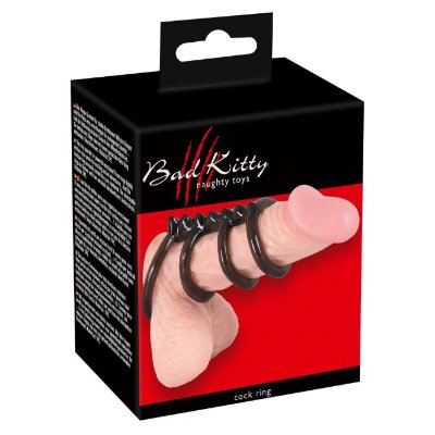 Насадка из четырех колец Bad Kitty Cock4 rings