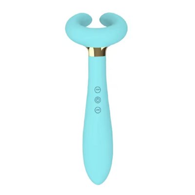 Вибратор для пар "Multifunctional", голубой 10 режимов вибрации